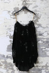 MUTEDANCE 24 Spring/Summer Velvet Embroidered Top MD-MD24SS43-HEI Black